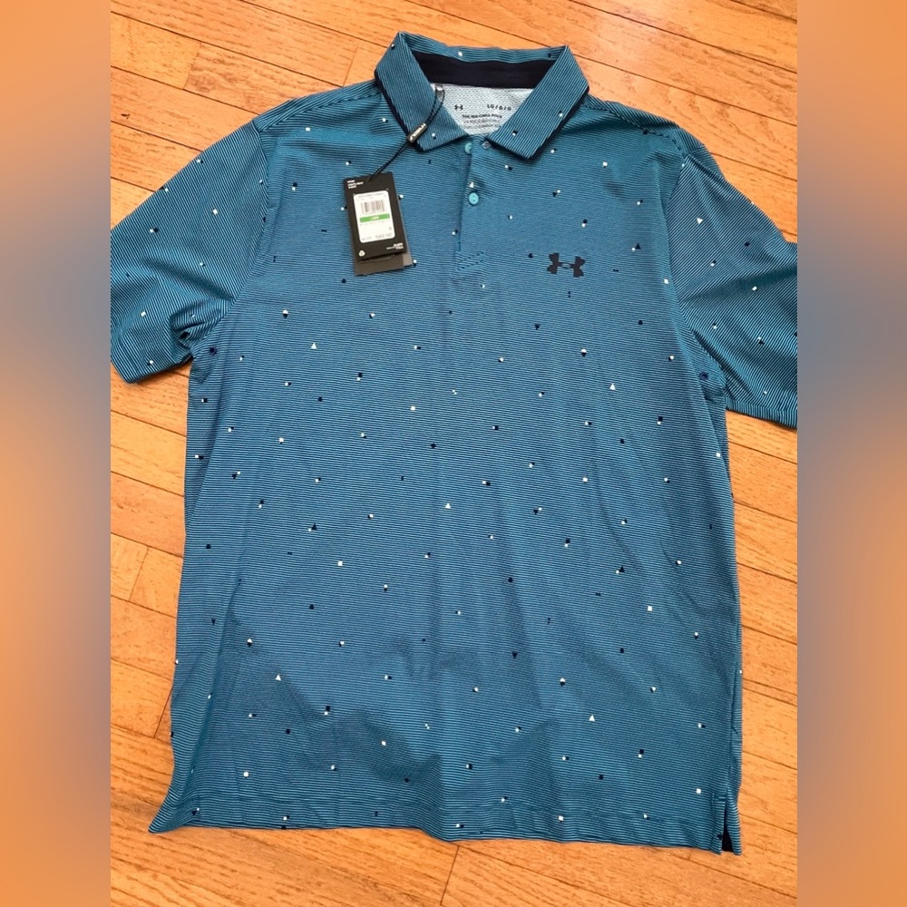 Under Armour Men's Blue Polo Shirt